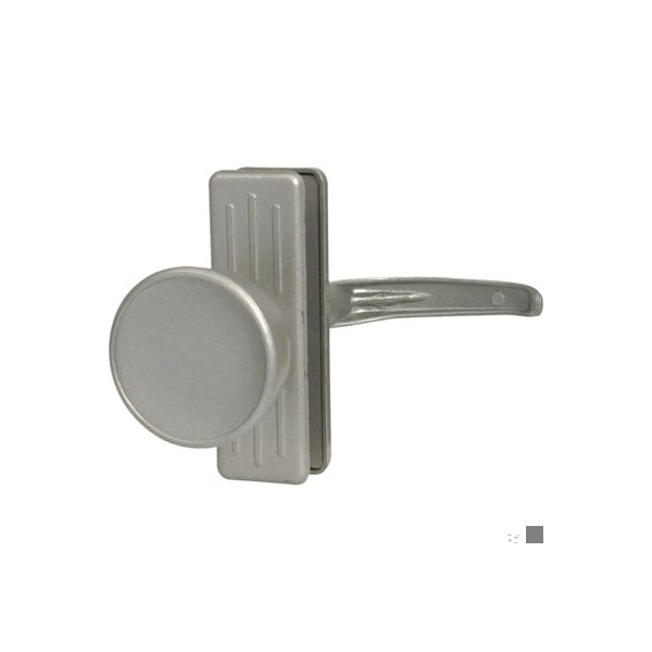 Tulip Knob Latch, 3 in. Mounting Holes, Aluminum (Single Pack)